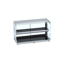 CombiSteel vitrine cubique noir chauffante - 3667335011285_0