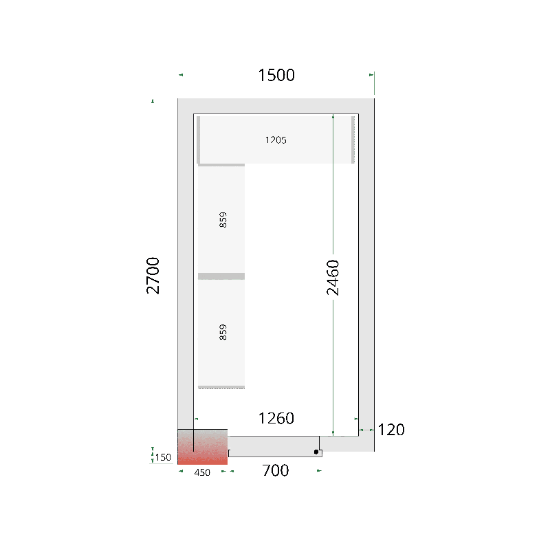 Panneaux de chambre froide 120 mm_0