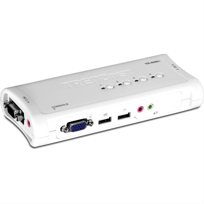 TRENDnet TK-409K Kit de switch KVM USB à 4 ports avec fonction audio_0