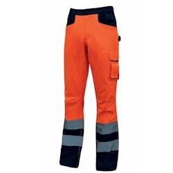 U-Power - Pantalon de travail orange haute visibilité BEACON Orange Taille M - M 8033546385340_0