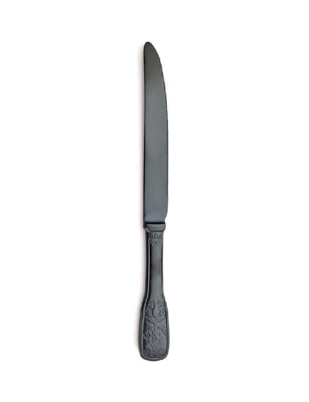 Couteau de table Versailles Satin Black Inox 18/10 Q25_0
