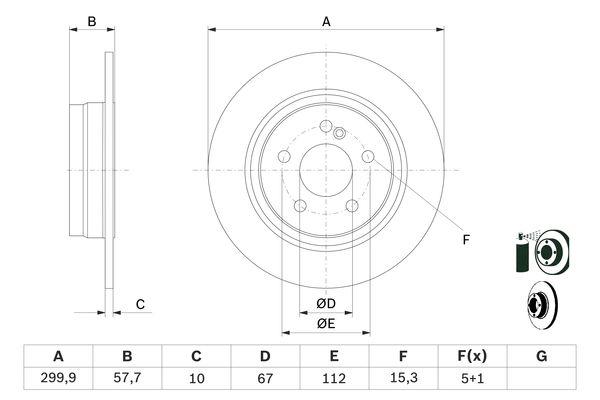 DISQUE DE FREIN BOSCH 0986479410_0