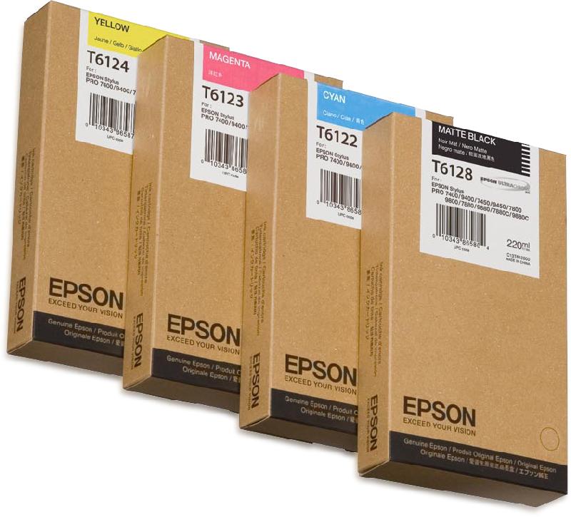 Epson Encre Pigment Cyan SP 7400/7450/9400/9450 (220ml)_0