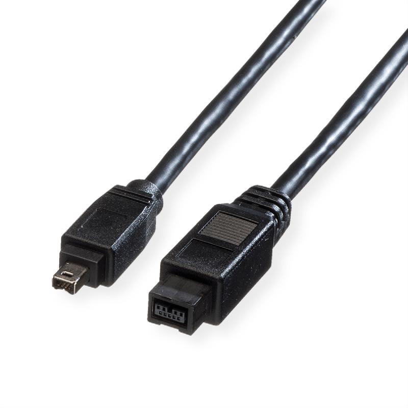 ROLINE Câble IEEE 1394b / IEEE 1394, 9/4pôles, noir, 1,8 m_0