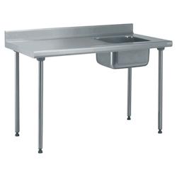 Tournus Equipement Table inox du chef adossée longueur 1600 Tournus - 404765 - plastique 404765_0