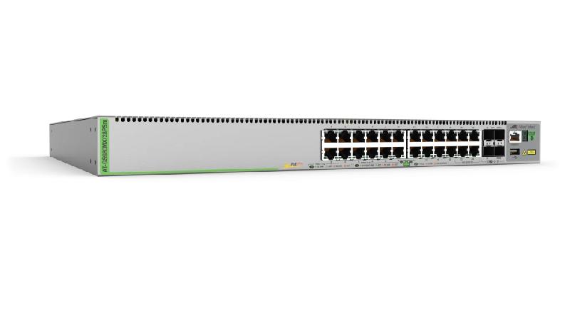 Allied Telesis AT-GS980MX/28PSM-50 commutateur réseau Géré L3 Gigabit Ethernet (10/100/1000) Connexion Ethernet, supportant l'alimentation via ce port (PoE) 1U Gris_0