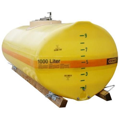 Cuve PFV ovale 1 000 litres court avec trou d'homme - Pour eau, engrais, émulsion incendie - CEMO - 1004S_0