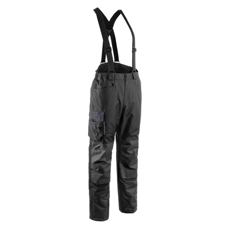 Pantalon hiver - MARMOTTE - 300D Oxford 100% PES enduit PU + Genouillères + Bretelles - Noir - COVERGUARD | 5MAR010_0