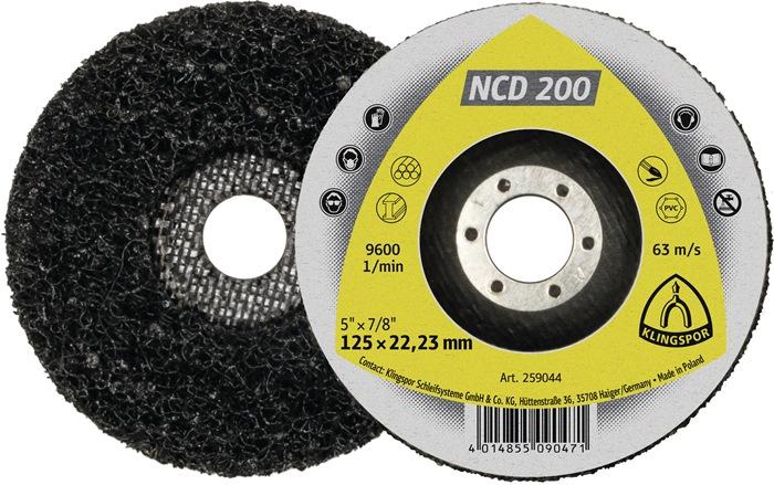 Disque de nettoyage grossier NCD 200 D.125x mm perçage 22,23 mm KLINGSPOR_0