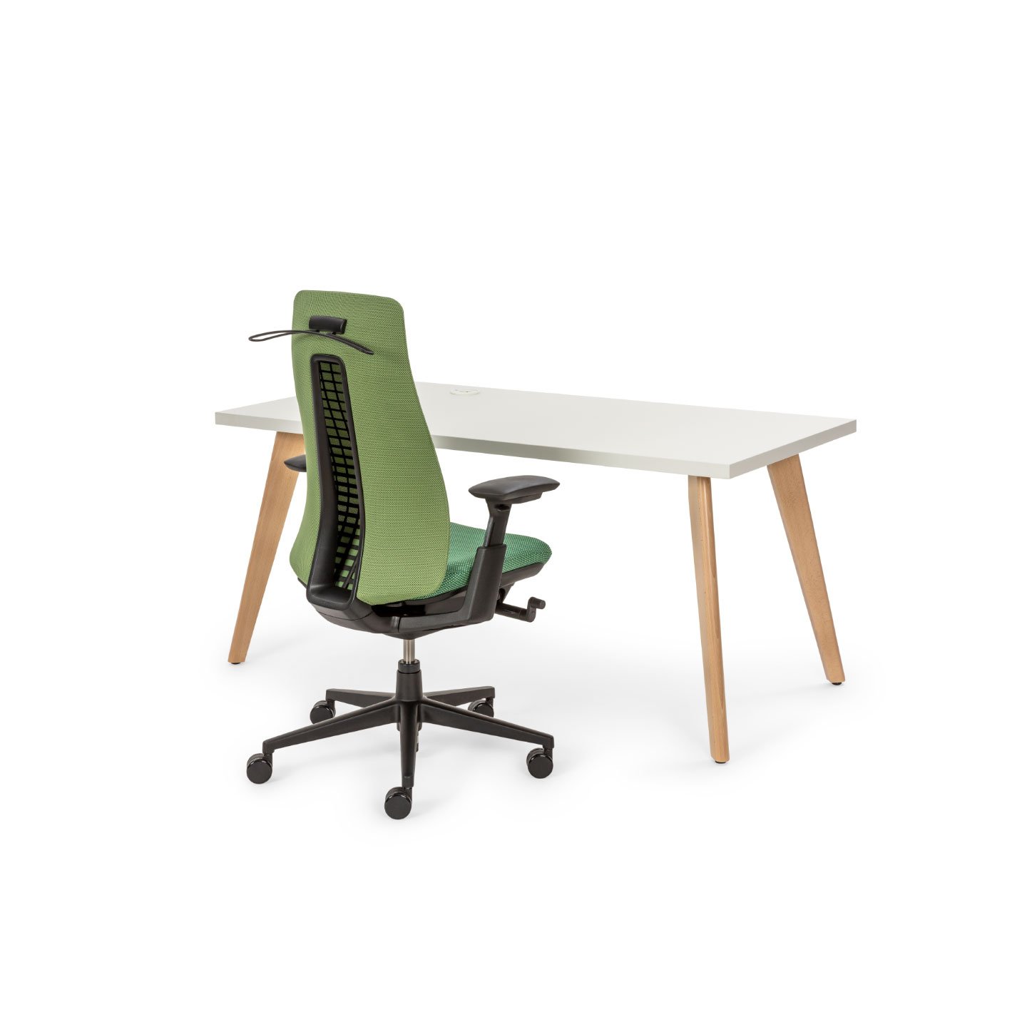 Bureau droit en bois massif et design naturel pour espaces professionnels_0