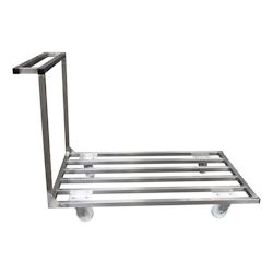 Chariot Plateforme Inox 304 Plateau Barreaudé - L2G - inox 0685071195062_0