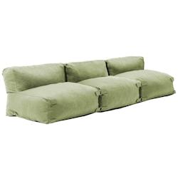 Oviala Business Salon de jardin modulable 3 places vert cactus - vert polyester 113542_0