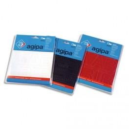 AGIPA POCHETTE 191 LETTRES ADHESIVES NOIR 12,5MM 122006