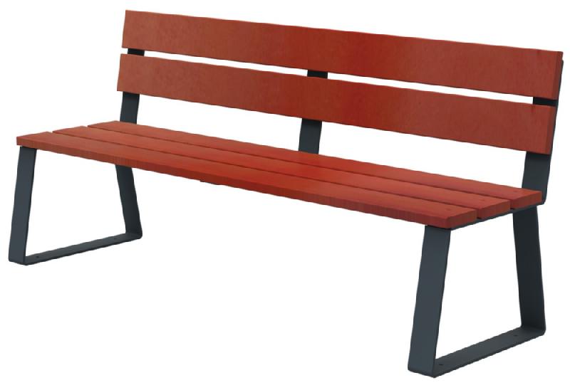 Banc à fixer ballade  bois  -  anthracite mat 7016_0