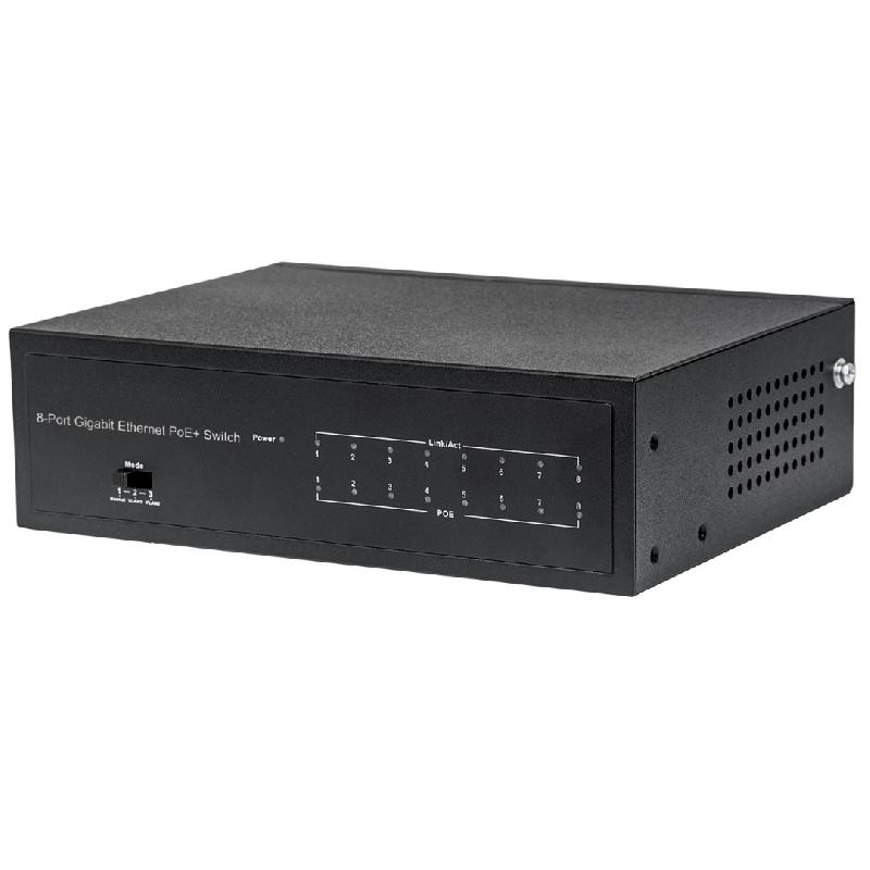 Switch Gigabit Ethernet PoE+ à 8 ports - 60W PoE, Desktop - Bravour®_0