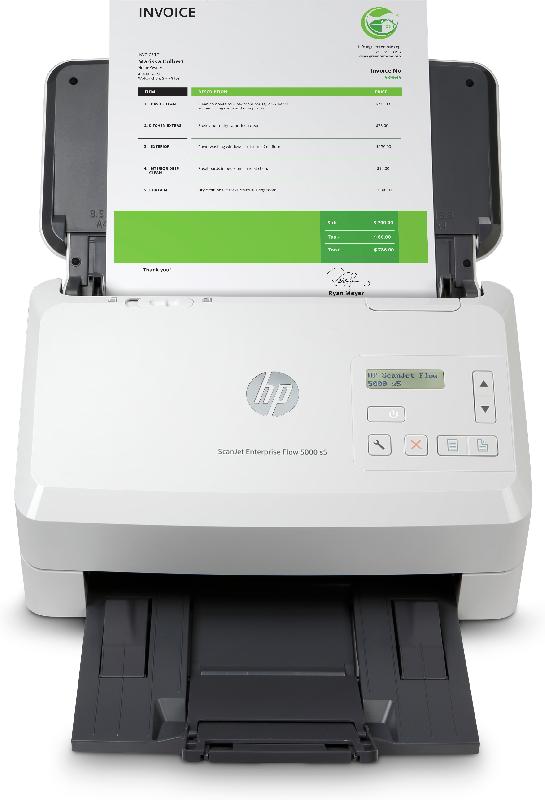 HP Scanjet Enterprise Flow 5000 s5 Alimentation papier de scanner 600 x 600 DPI A4 Blanc_0