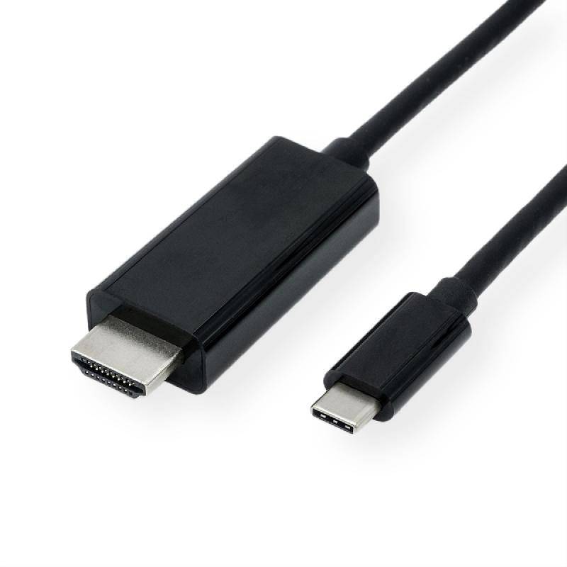 VALUE Câble adaptateur USB type C - HDMI, 4K, M/M, 1 m_0