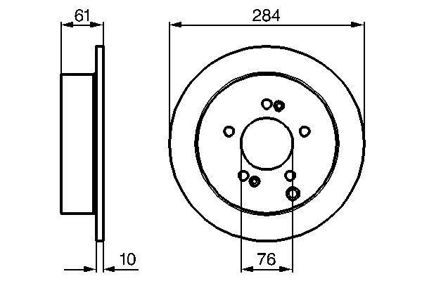 DISQUE DE FREIN BOSCH 0986479C61_0