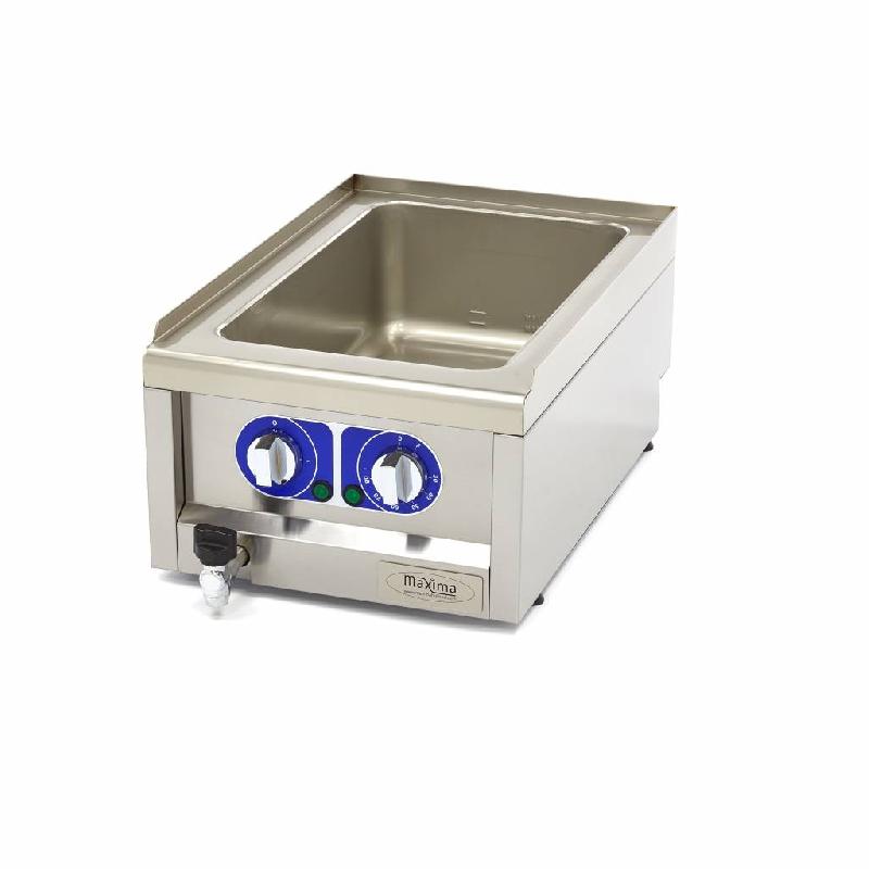 Bain Marie - unité simple - 60 cm - avec robinet de vidange - électrique_0