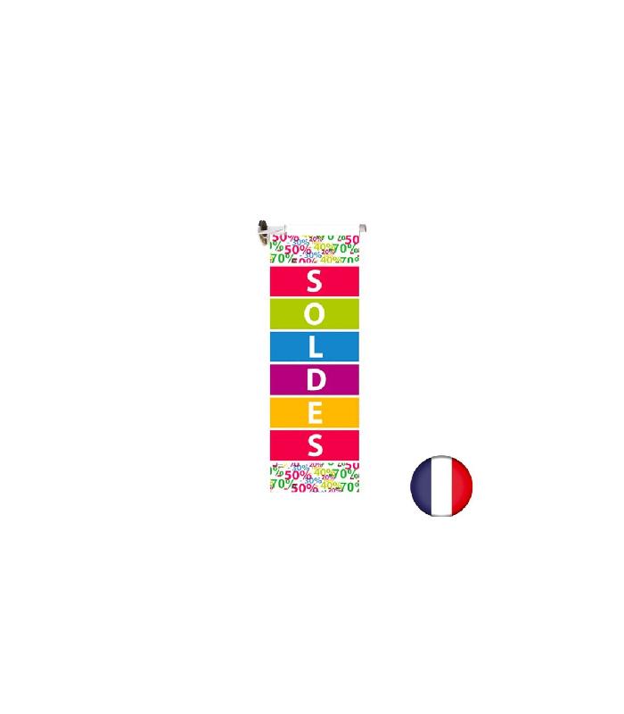 Support avec ventouse - Couleur blanc avec bâche SOLDES - Fab française - Référence : IM145S1 - Publiflam®_0