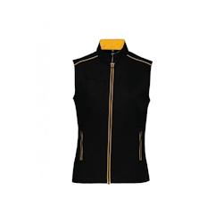 Gilet DayToDay femme WK. Designed To Work noir|jaune T.M WK Designed To Work - M polyester 3663938188461_0