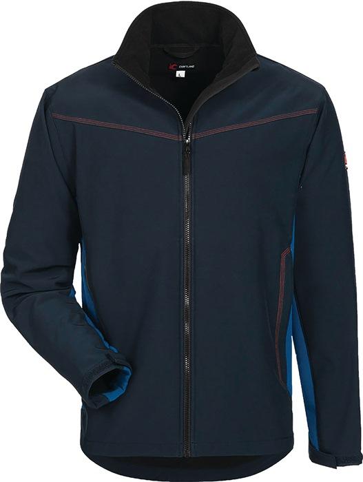 Veste en softshell Klemens taille L marine/bleu granuleux 96 % PES/4 % élasthanne CRAFTLAND_0