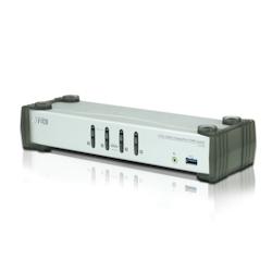 Aten CS1914 switch KVM DisplayPort 1.1/USB 3.0/HP - 4 ports - gris CS1914-AT-G_0