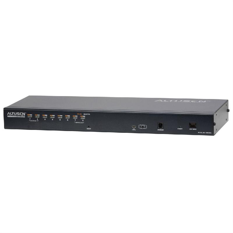 Aten kh1508ai switch kvm over-ip, vga, ps/2-usb over cat 5, 8 ports_0