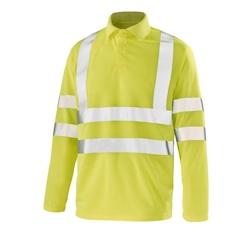 Cepovett - Polo manches longues Fluo Base 2 Jaune Taille S - S 3184379338630_0