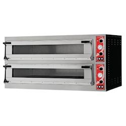 Gastro M Four à pizza électrique Milan 2| 2x3 Ø36cm| 12kW/h | 1305x600x745(h)mm. - GAS-GR214_0