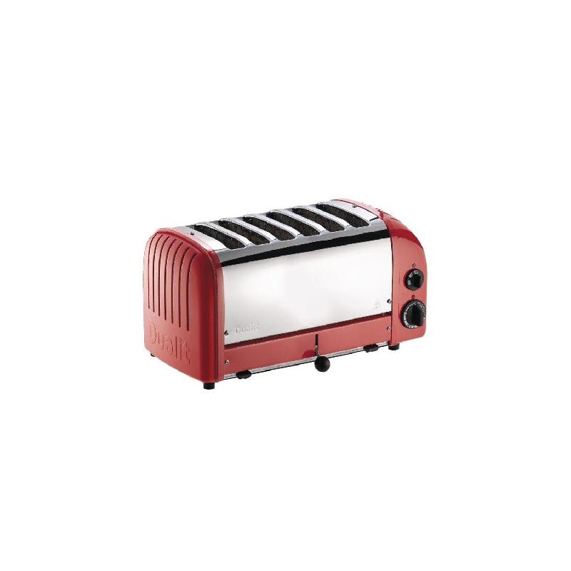 Grille-pain aluminium rouge 6 fentes, 3000 W, 220 V - MONO_0