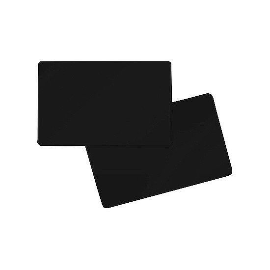 Carte PVC noir mat   86 x 54 x 0,76 mm (lot de 500 pièces)_0