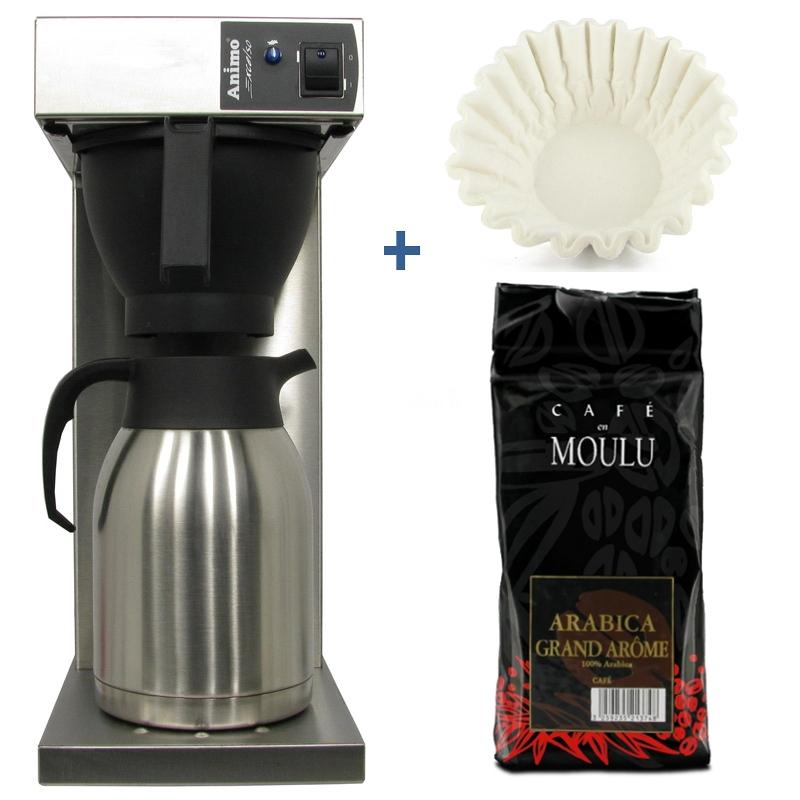 CAFETI&EGRAVE RE FILTRE EXCELSO + LE THERMOS + 250 FILTRES ADAPTÉS + 2KG DE CAFÉ OFFERTS_0