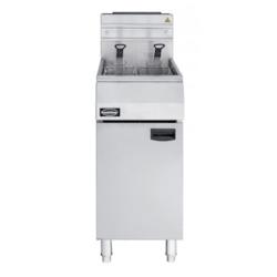 Friteuse à Gaz sur Coffre   21 Litres   27 kW          Acier inoxydable 400x800x1180mm COMBISTEEL - 3667335001460_0