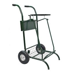 Rossignol - Chariot de voirie 110L roues pneumatique MOBISAC - vert métal 57176_0