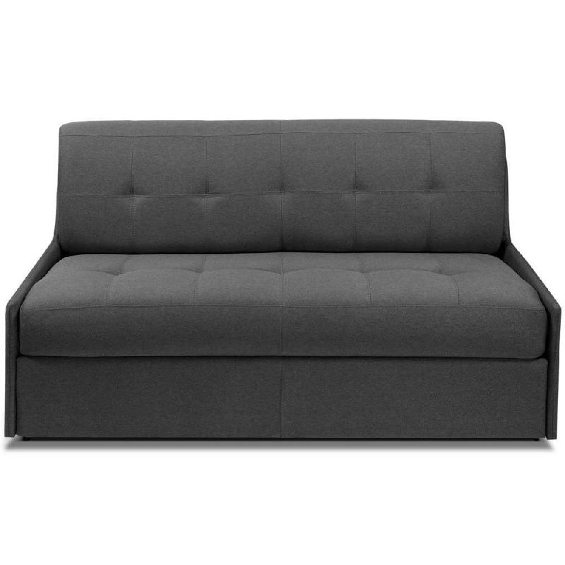 CANAPÉ CONVERTIBLE TRIOMPHE MATELAS 16CM SYSTÈME EXPRESS  SOMMIER LATTES 160CM MICROFIBRE GRAPHITE_0