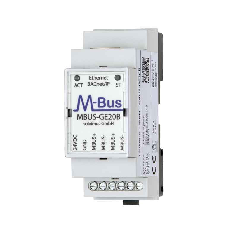 Passerelle compacte pour la conversion de données M-Bus sur BACnet/IP - MBUS-GE5B / MBUS-GE20B / MBUS-GE80B_0