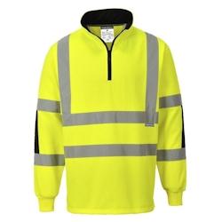 Portwest - Sweat-shirt Type Rugby XENON HV Jaune Taille L - L jaune 5036108250141_0