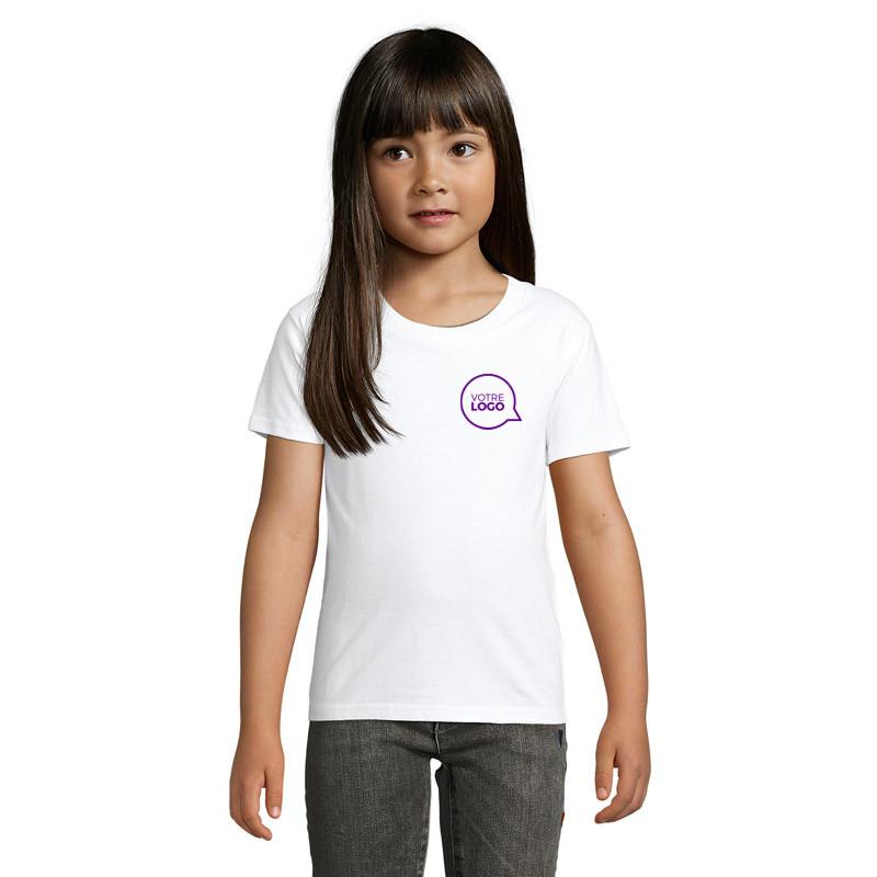 Tee-shirt coton bio Pioneer Kids blanc - Tee-shirts personnalisés blanc_0