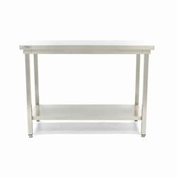 Maxima Table en acier inoxydable - 120 x 70 cm - hauteur réglable - 3701117756701_0