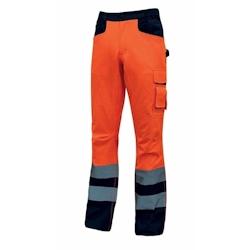 U-Power - Pantalon de travail orange haute visibilité RADIANT Orange Taille L - L 8033546385494_0