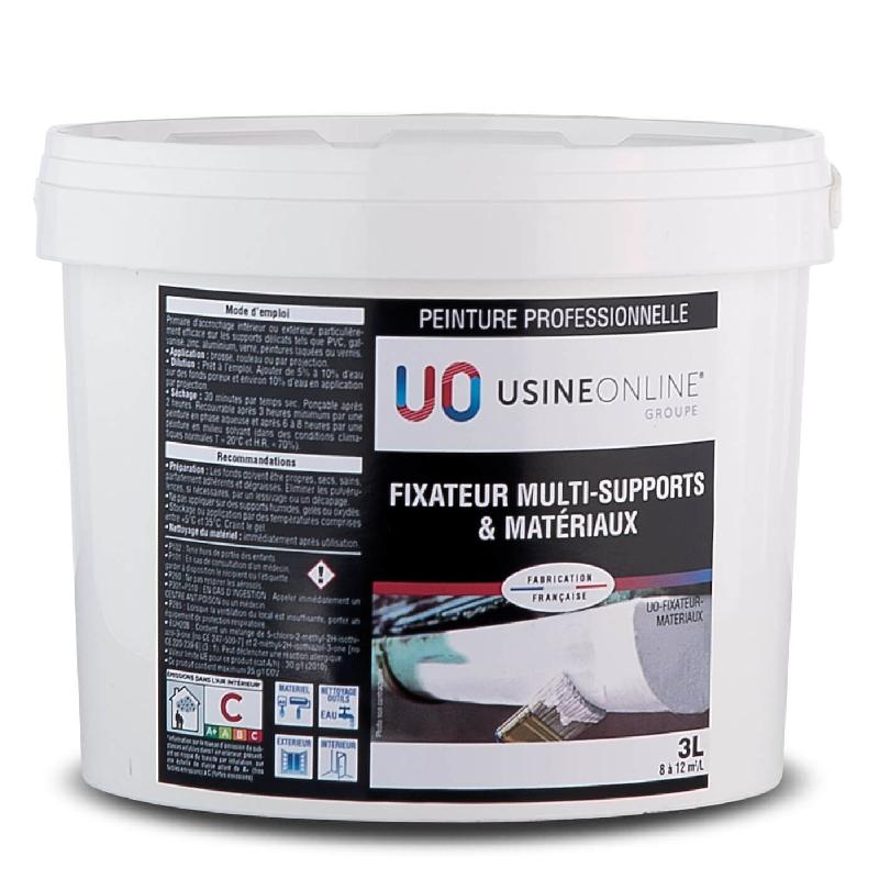 Fixateur Multi-Supports et Matériaux Primaire d'Accrochage Professionnel USINE-ONLINE Référence: UO-FIXATEUR-MATERIAUX_0