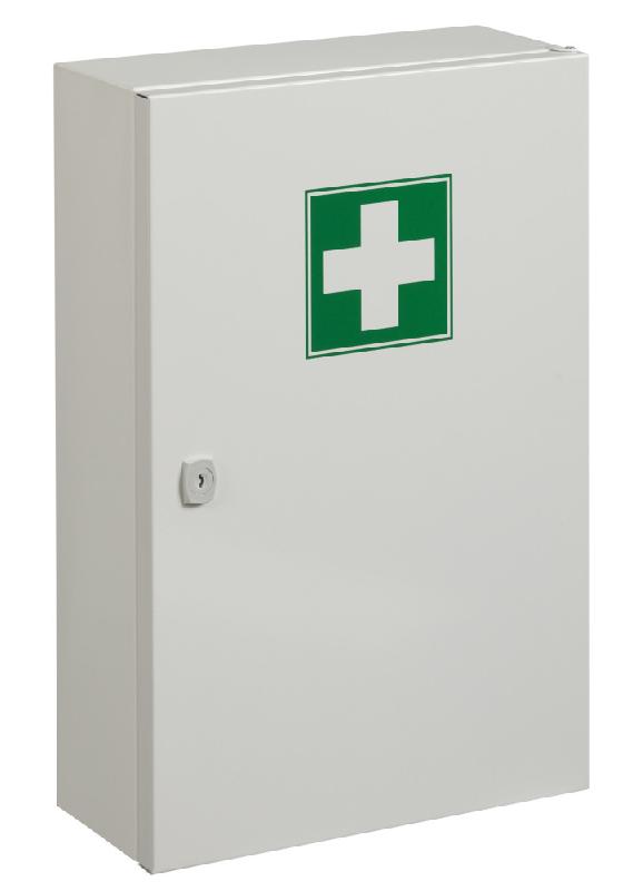 Armoire à pharmacie clinix - 1 porte - blanc signalisation 9016_0