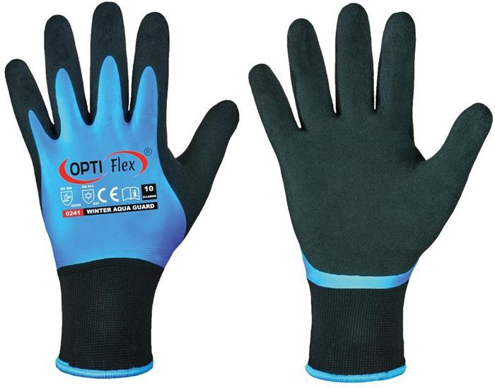 Gant Winter Aqua Guard taille 10 noir/bleu EN 388, EN 511 catégorie EPI II OPTIFLEX_0