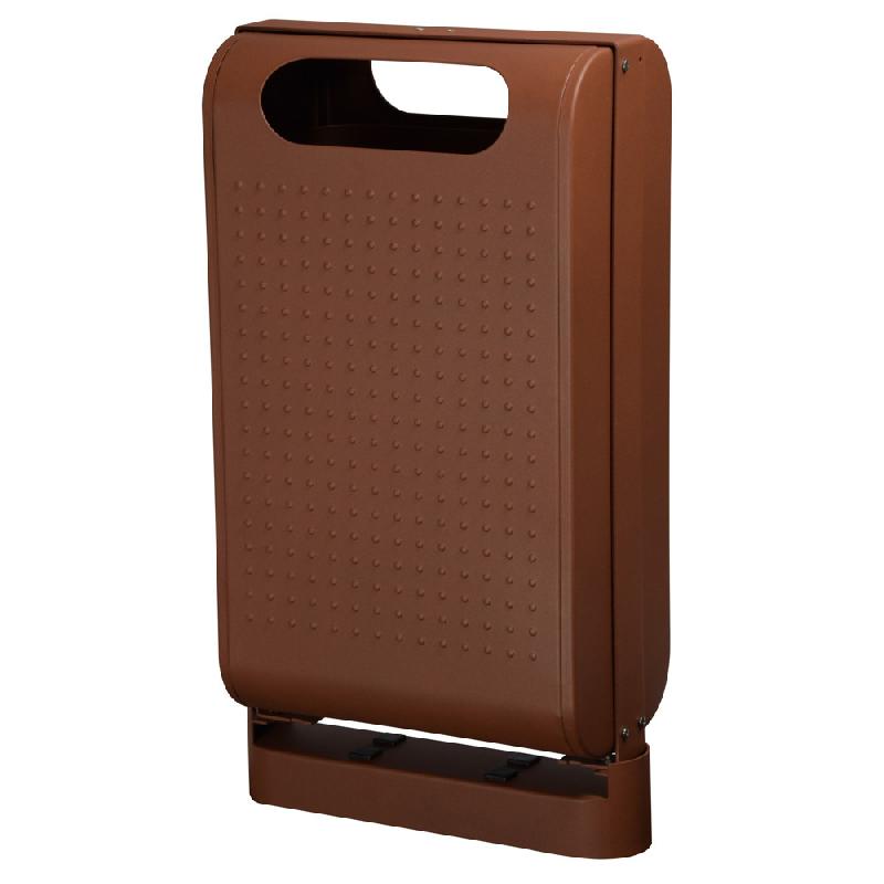 ROSSIGNOL Corbeille sur pied urbanet - 60 L - effet corten_0