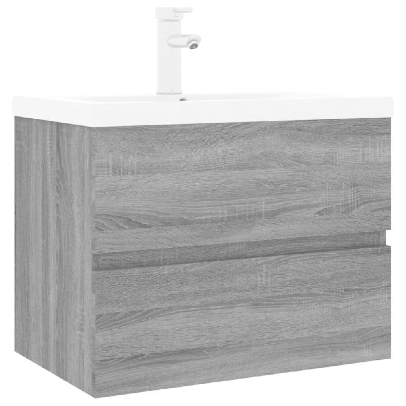 MEUBLE LAVABO AVEC BASSIN INTÉGRÉ 60 X 38,5 X 45 CM SONOMA GRIS BOIS D\'INGÉNIERIE 02_0006885_0