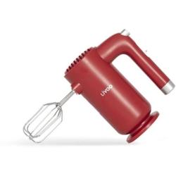 Batteur Fouet Electrique  -   - DOP243R - 250 w - 5 vitesses - Rouge usage non-intensif LIVOO - 3523930106231_0