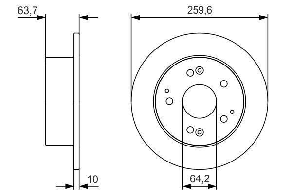 DISQUE DE FREIN BOSCH 0986479V39_0