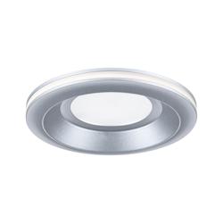 Paulmann Spot encastré LED Sormus Luminaire individuel  IP65 rond 100mm  4,8 / 1,5W 560lm / 180lm 230V  3000K Chrome mat 92249 - argenté 92249_0