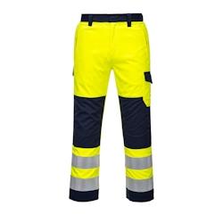 Portwest - Pantalon de travail haute visibilité MODAFLAME Jaune / Bleu Marine Taille 3XL - XXXL jaune MV46YNRXXXL_0